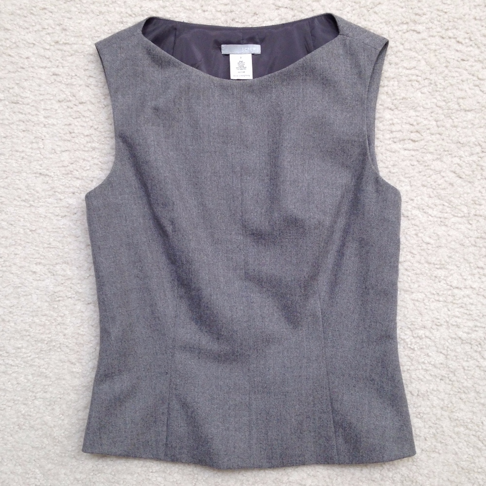 J Crew Professional Gray Top